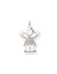 14k White Gold Kid Charm Cyber Monday Special