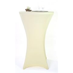 Stretch Tischhusse Stehtischhusse �60 creme
