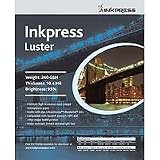 Inkpress Luster, Single Sided Inkjet Paper, 240gsm, 10.4 mil., 4"x6", 100 sheets, PCL46100