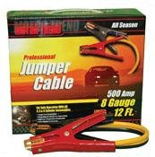 NORTHEASTERN PLASTICS 12' Professional Grade Extra Heavy Duty Jumper Cables