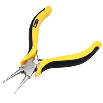 TRIXES Pince à becs ronds pour la fabrication de bijoux et le perlage TRIXES Pince à becs ronds pour la fabrication de bijoux et le perlage