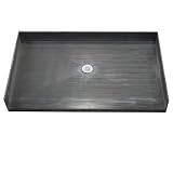 Barrier Free 66 W x 42 D Shower Base Entry with Integrated Center PVC Drain