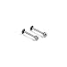 Ruifan 10PCS 16G 316L Stainless Steel 3mm Ball Labret Monroe Lip Ring Tragus Helix Earring Stud Barbell 10mm Bar Length Body Piercing Jewelry