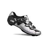 Lake Cycling CX190 Mens Road Cycling Shoes - Silver - Wide