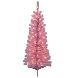 PRE LIT 4 FT PINK PRE-LIT TREE WITH STAND