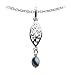 Kit Heath Sterling Silver 90DXSLP Ladies Ethnic Lace Detail Pendant with Silver Pearl + 18 Curb Chain Pendant