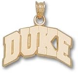 Duke Blue Devils Solid 10K Gold Arched ''DUKE'' Pendant