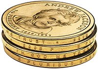 2008 Andrew Jackson Presidential  Coin - 7th President, 1829-1837