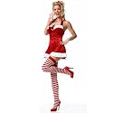Christmas 2Pc Santa's Helper Sexy Holiday Party Costume