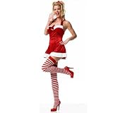 Christmas 2Pc Santa's Helper Sexy Holiday Party Costume