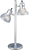 Vivid Collection 2-Lite White Shade Table Desk Lamp