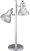 Vivid Collection 2-Lite White Shade Table Desk Lamp