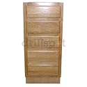 15" Oak 3Draw Unit