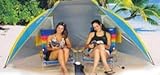 Portable Sun Shelter beach Tent Cabana SPF 50 w/ carry bag Colors vary