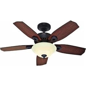 Hunter Fans 28036 44" Auberville Fan Provencal Gold Small Ceiling Fan w/ Light