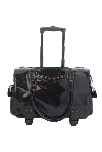 The Victoria Bag Rolling Work Bag Laptop Case (Black) The Victoria Bag Rolling Work Bag Laptop Case (Black)