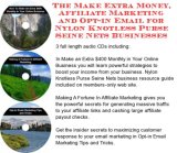 The Make Extra Money, Affiliate Marketing, Opt-in Email for Nylon Knotless Purse Seine Nets Businesses