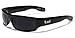 Locs Dark Lens Original Gangsta Shades Hardcore Men's Sunglasses - Black
