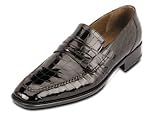 Mezlan Genuine Alligator Loafer in Black or Brown