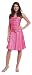 #1081 - BEST SELLER - Formal Evening Gown. Elegant Knee Length Satin Dress with Bow