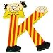 K - Teddy Bear Letter