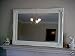 LARGE WHITE Shabby Chic Antique Style Rectangular Wall MIRROR complete with Premium Quality Pilkington's Glass - Size: 26 inches x 36 inches (66cm x 92cm) - ITV Show Supplier - GENUINE SHABBY CHIC MIRRORS ARE GUARANTEED FOR 20 YEARS AND ARE ONLY AVAILABLE FROM SHABBY CHIC MIRRORS