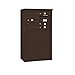 Salsbury Industries 3905D-03ZFU, Bronze Free Standing Horizontal 4C Mailbox