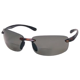 Click here to buy Coyote Eyewear BP-5 Rimless Polarized Reader Sunglasses.
