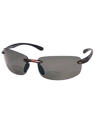 Coyote Eyewear BP-5 Rimless Polarized Reader Sunglasses by