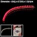 24 LED Waterproof Flexible Car Vehicle Red Light Strip