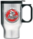 Louisville Cardinals Stainless Steel Travel Mug