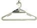H & L Russel Hang Ons Space Saving Hangers, Set of 6, White