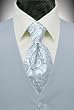 Light Blue Solid Satin Vest with Coordinating Tapestry Tie
