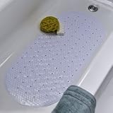 Bathtub Bubble Mat Large White 35 X 15
