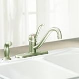 Moen Muirfield Kitchen Faucet Stainless W/ Spray #87420SL