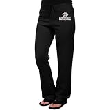 NCAA Davidson Wildcats Ladies Black Logo Applique Sweatpant-