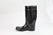 Black PVC Rain Boots, Plain Toe, Multi-Purpose 16 high, Size 13