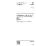 ISO 8764-1:2004, Assembly tools for screws and nuts - Screwdrivers for cross-recessed head screws - Part 1: Driver tips