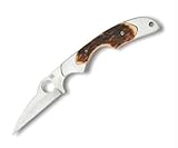 Spyderco Kiwi3 Stag PlainEdge Knife