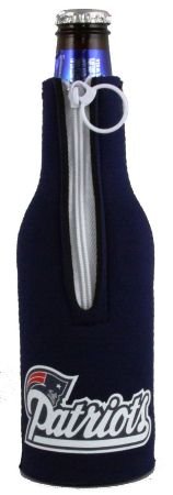 NEW ENGLAND PATRIOTS BOTTLE SUIT KOOZIE COOZIE COOLER