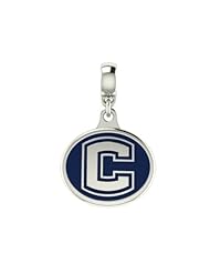 Connecticut Huskies UCONN Collegiate Drop Charm Fits Most Pandora Style Bracelets Including Pandora, Chamilia, Zable, Troll and More. High Quality Bead in Stock for Immediate Shipping. Officially Licensed