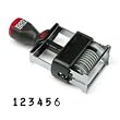 Cosco 010160 2000 Plus self-inking numberer, 8 bands, type size 2, black ink pad