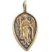 Arch-Angel Saint Michael medal - 24K Gold and 925 silver (2.5x1x.2 cm or 1x0.4x0.08 inches) Fedorov's original masterpiece