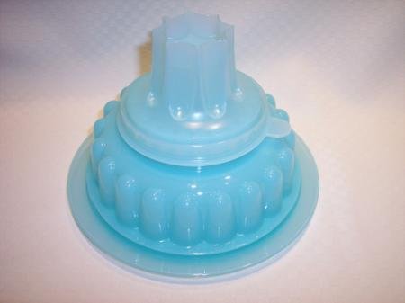 Tupperware JEL RING MOLD Jello Desserts 2.5cup Aqua