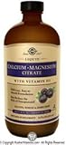 Solgar, Calcium · Magnesium Citrate, with Vitamin D3, Liquid, Natural Blueberry Flavour, 16 fl oz (473 ml)