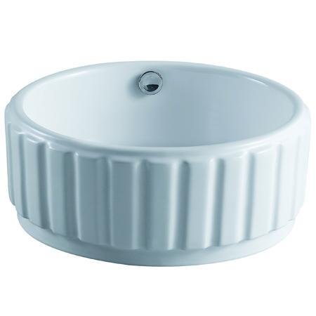 ITALIANO WASH BASIN WITH OVERFLOW-White Finish