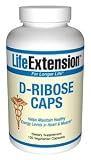 Life Extension D-Ribose Helps maintain heathly energy levels in Heart & Muscle 120 Vegetarian Capsules