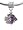Lovely 3D Silver plated Fish charm - fits pandora & troll bracelets - hand polished and hand finished to fine jewellery standard - hand painted enamel colouring