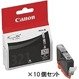 【キヤノン純正インク】インクタンク ブラック BCI-321BK（10個セット） BCI-321BKX10の画像