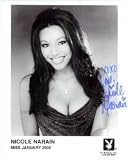 Narain, Nicole Autographed/Hand Signed 8x10 Photo B&W